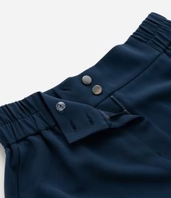 Short Alfaiataria com Elástico e Dois Botões no Cós Curve & Plus Size