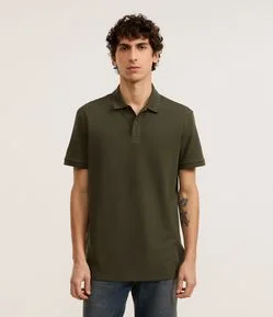 Camisa Polo Comfort em Algodão Peruano