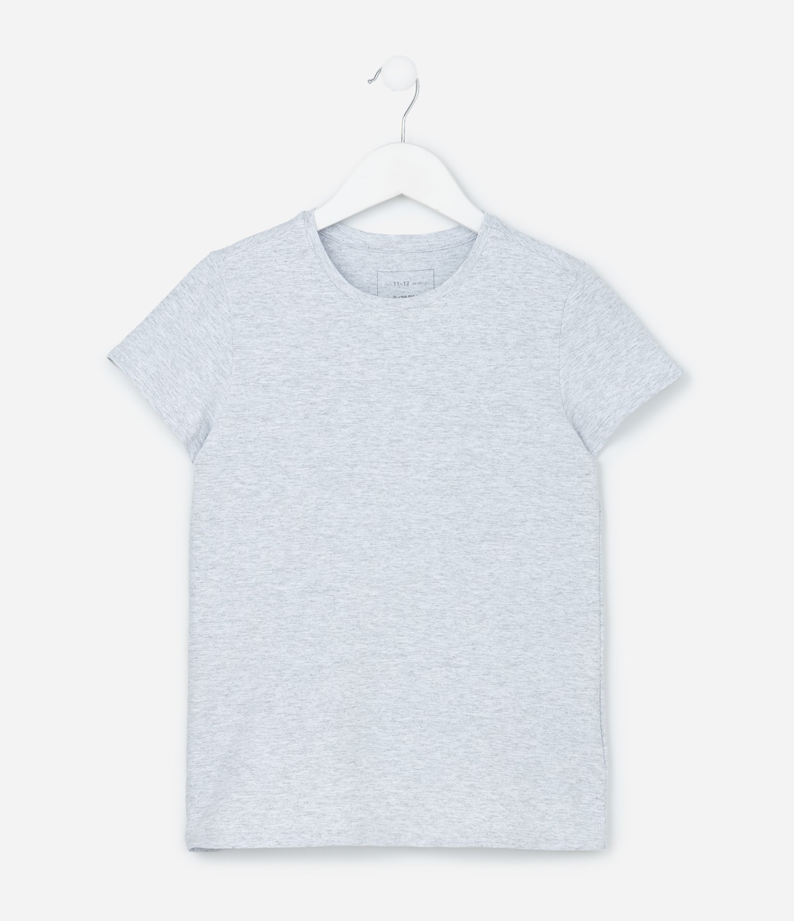 Camiseta Básica Infantil - Tam 5 a 14 anos Cinza 2