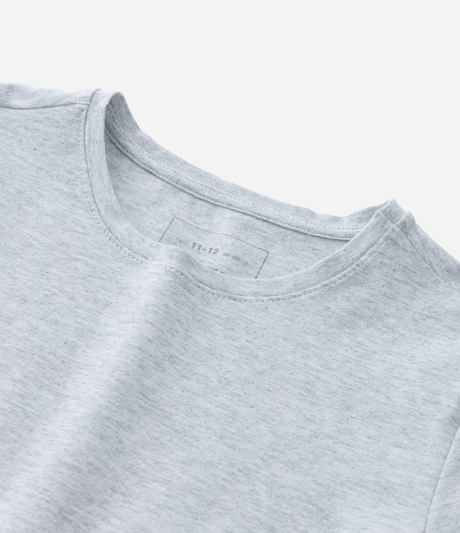 Camiseta Básica Infantil - Tam 5 a 14 anos Cinza 5