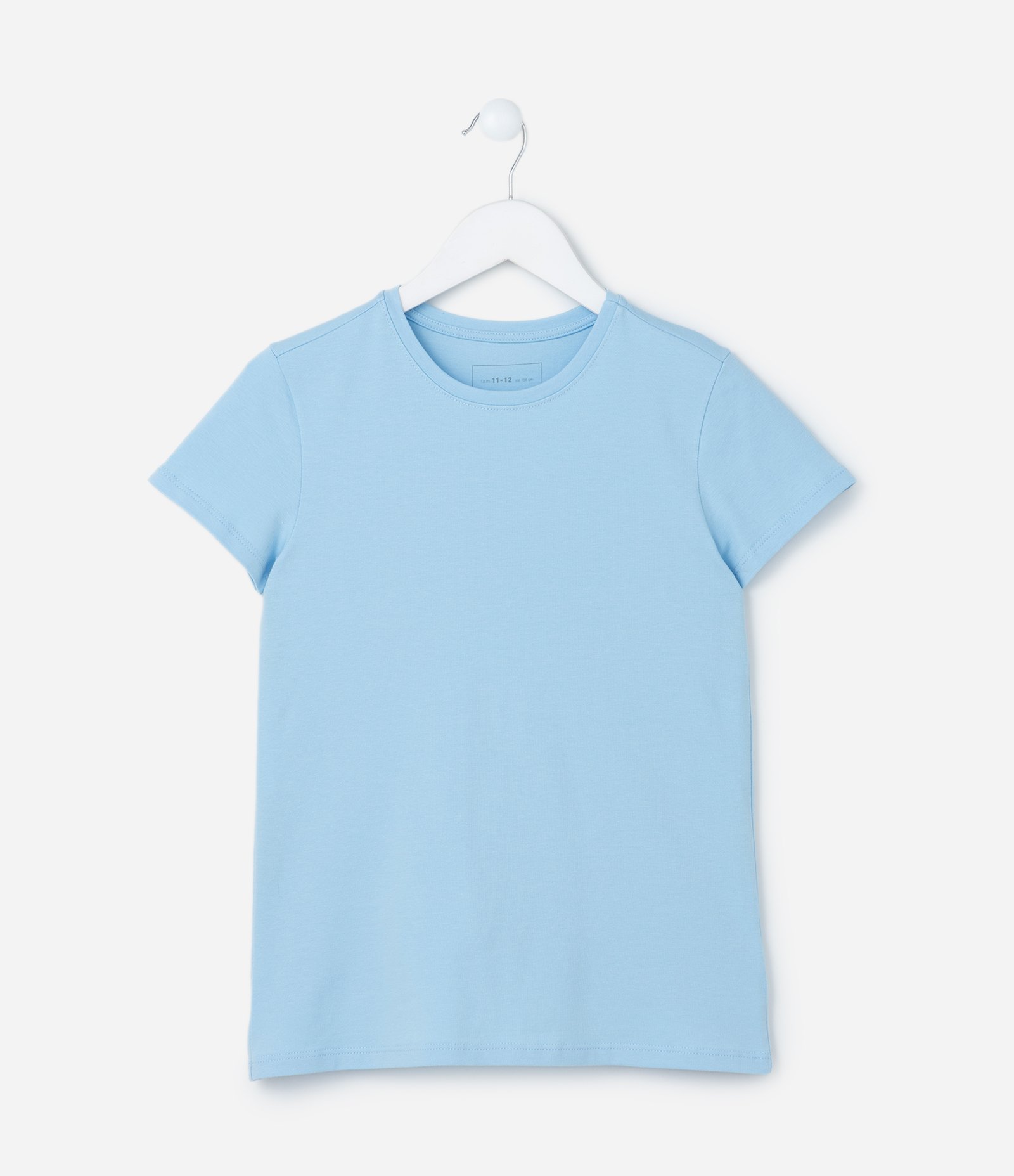 Camiseta Básica Infantil - Tam 5 a 14 anos Azul 2
