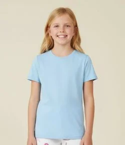 Camiseta Básica Infantil - Tam 5 a 14 anos