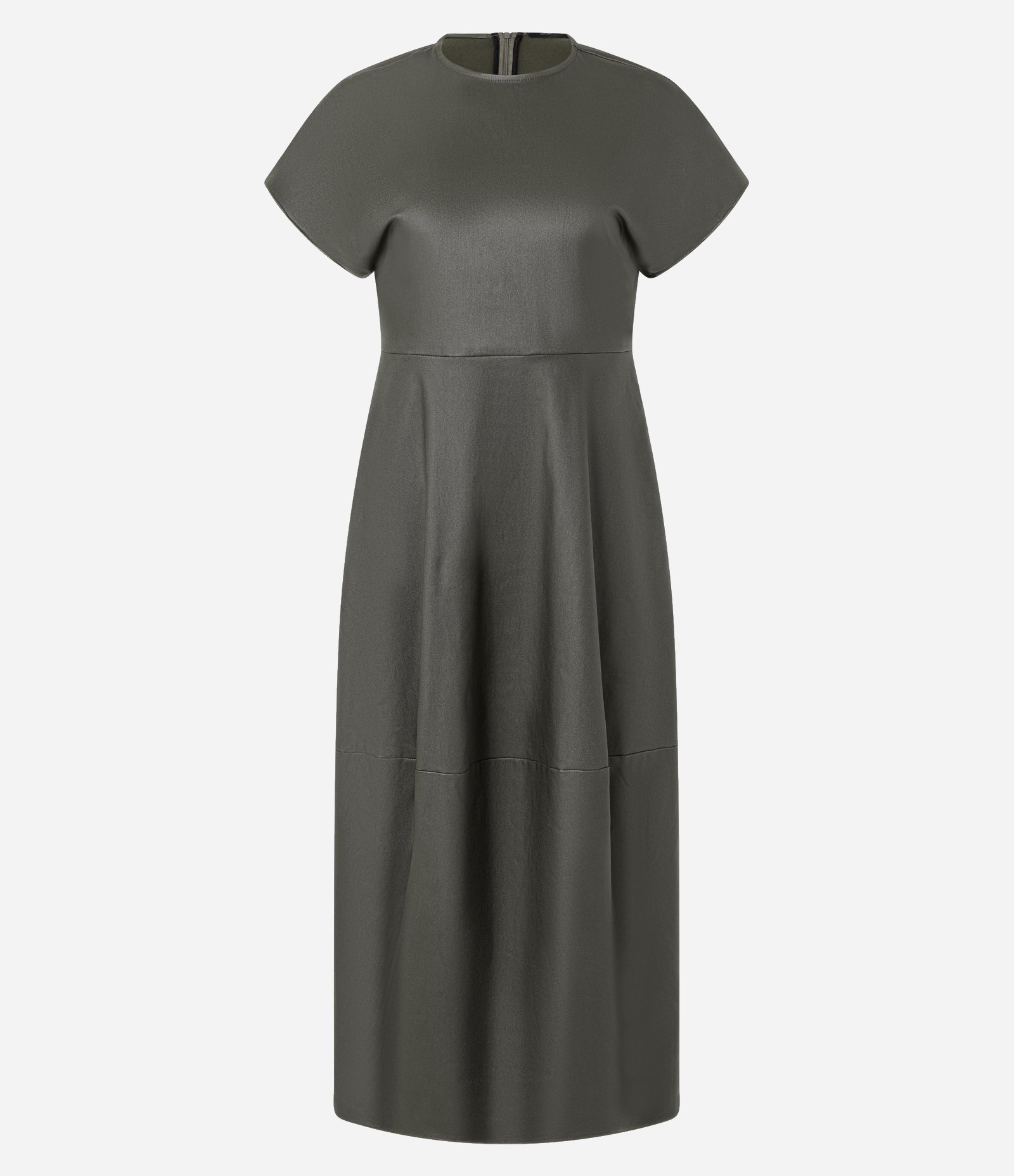 Vestido Midi em Bengaline e Bolsos Laterais Verde 5