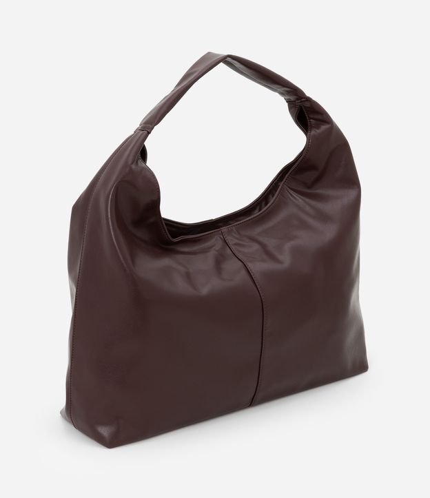 Bolsa Hobo Grande em Pu