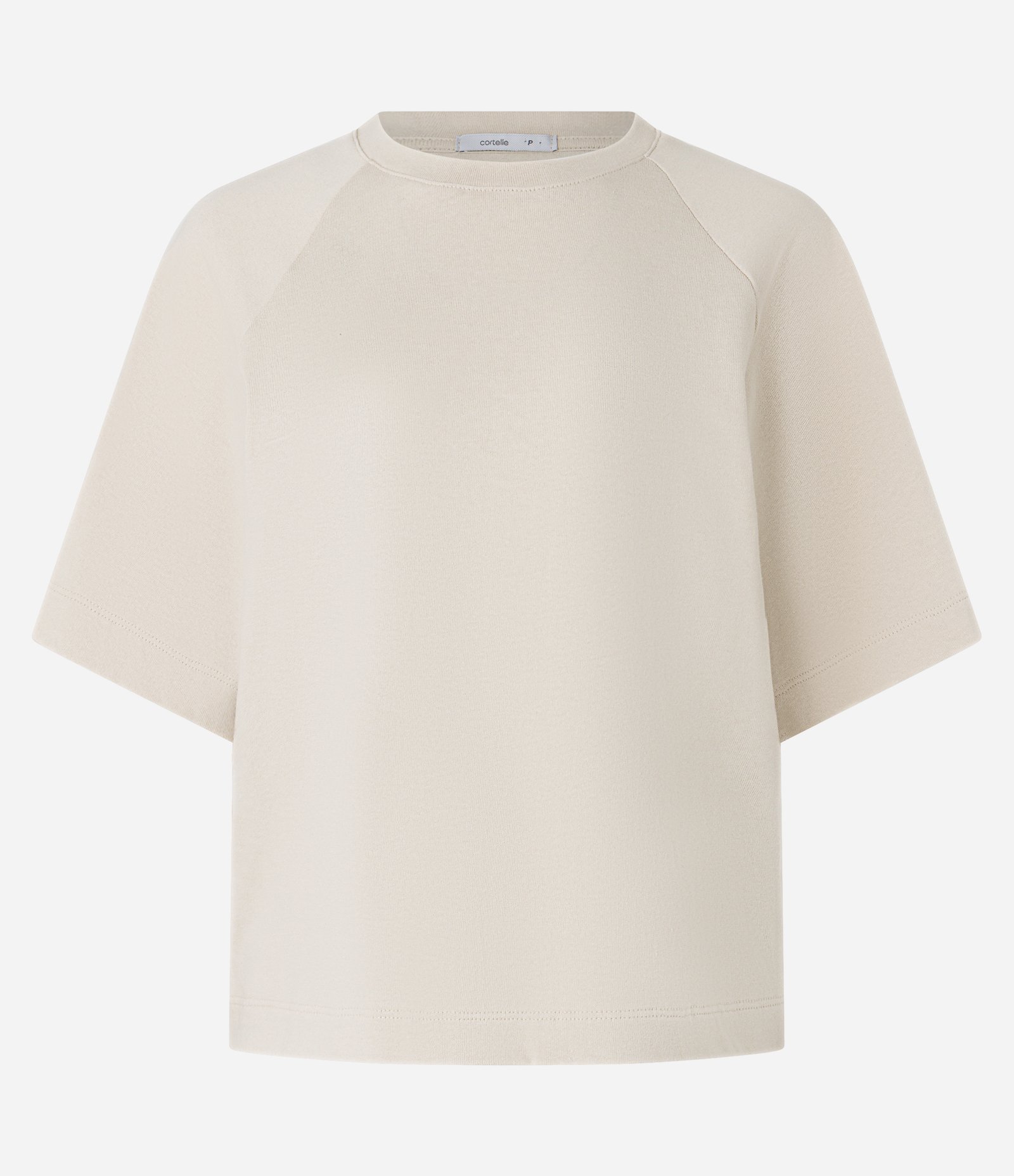 Blusa em Algodão com Manga Ampla Bege 4