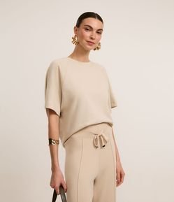 Blusa em Algodão com Manga Ampla