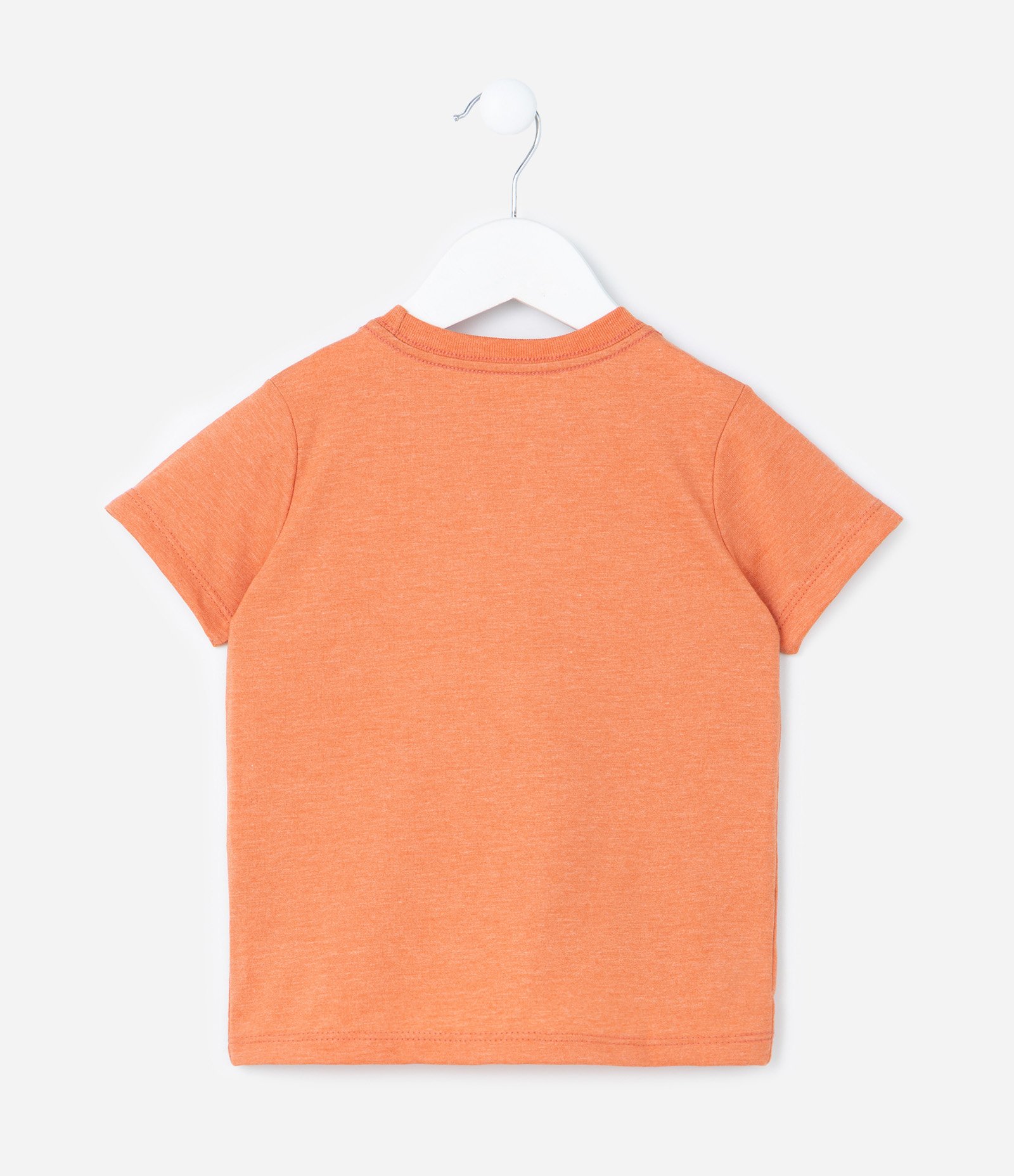 Camiseta Infantil com Lettering Sports Club - Tam 1 a 6 Anos Laranja 2