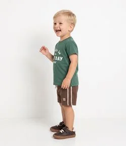 Camiseta Infantil com Lettering Best Day Ever - Tam 1 a 6 Anos