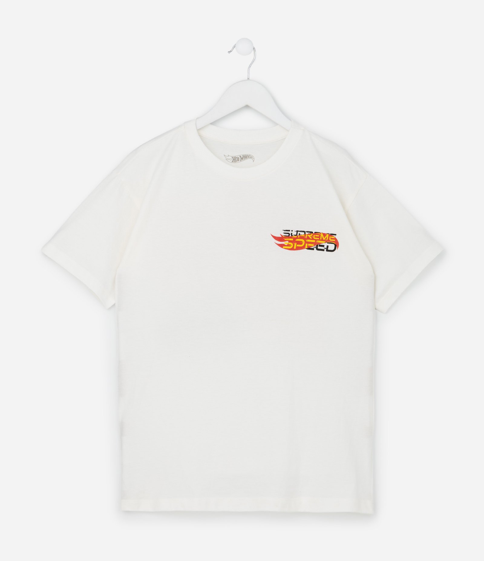 Camiseta Infantil com Estampa Frente e Costas Hot Wheels - Tam 4 a 12 Anos Branco 2