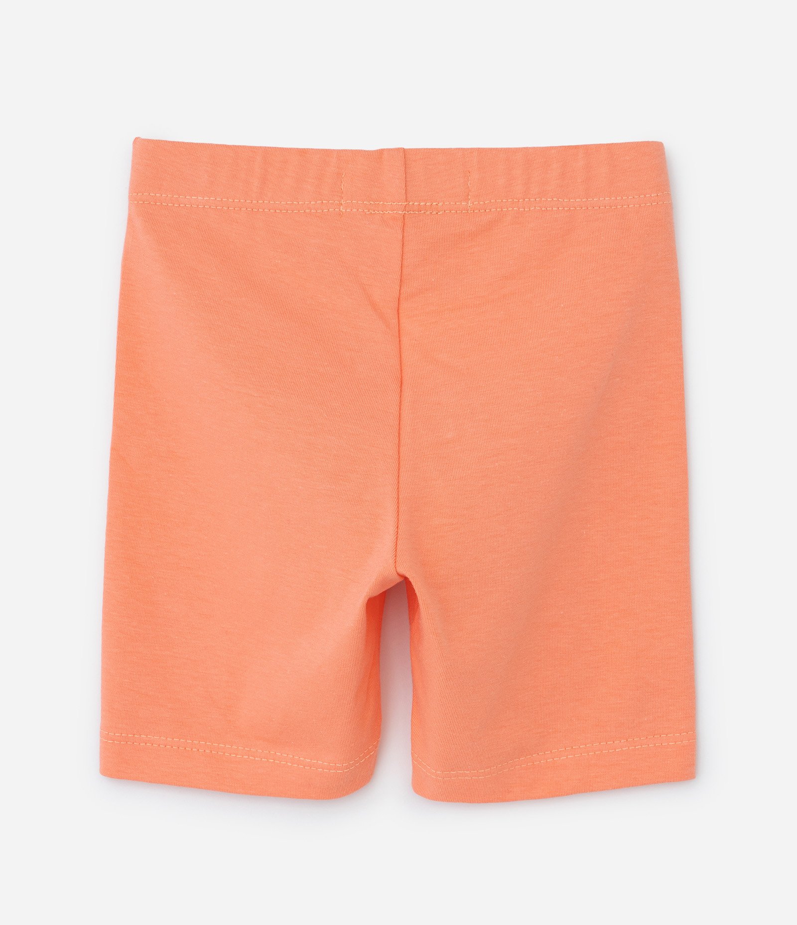 Kit 02 Bermudas Ciclista Infantis com Estampa Margaridas - Tam 1 a 6 Anos Laranja/Rosa 8