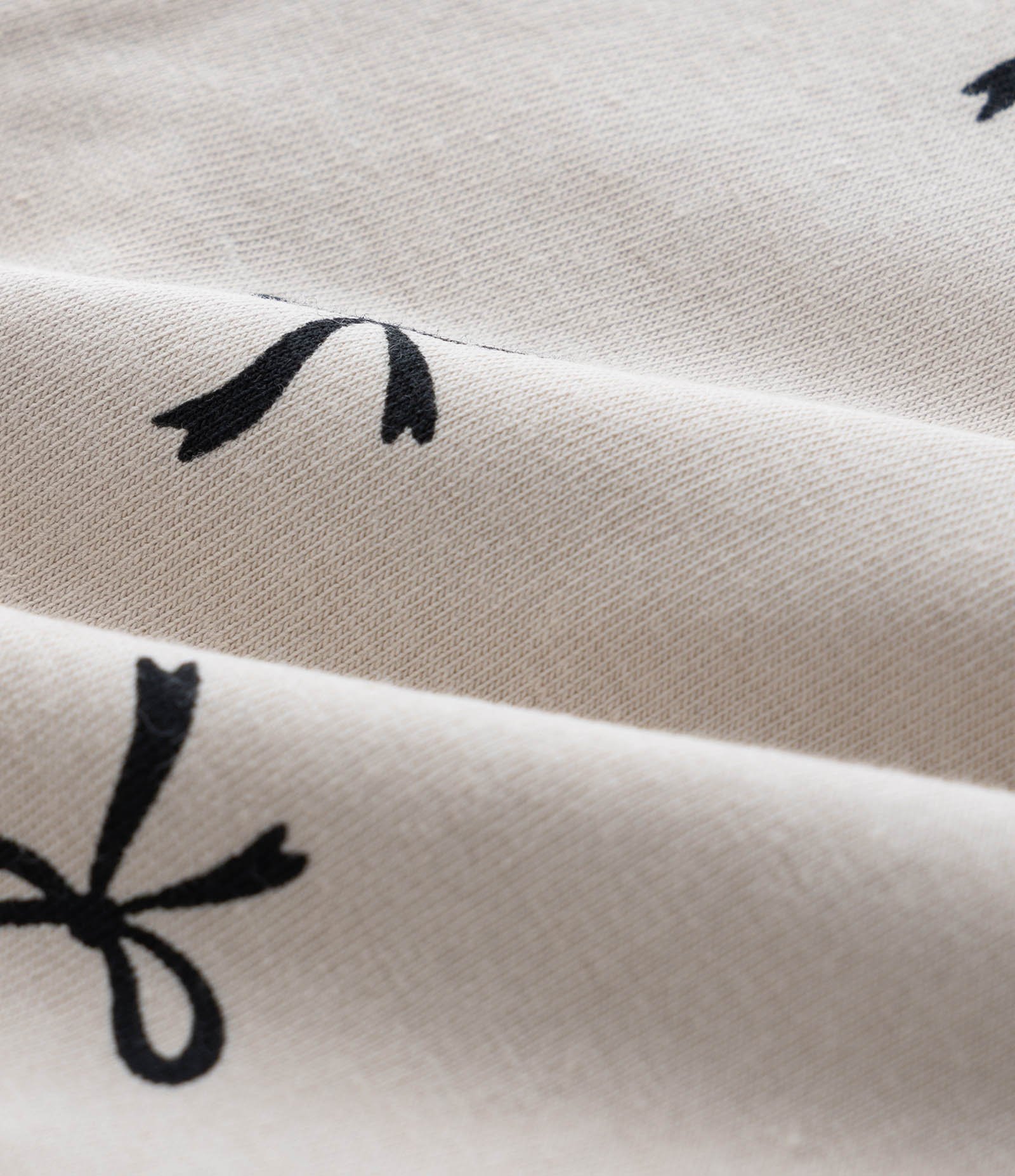 Kit 02 Bermudas Ciclista Infantis com Estampa Laços - Tam 1 a 6 Anos Bege/Preto 4