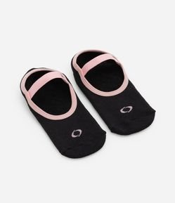 Meia Sapatilha Esportiva em Algodão com Antiderrapante