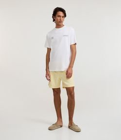 Bermuda em Sarja com Bolso Cargo