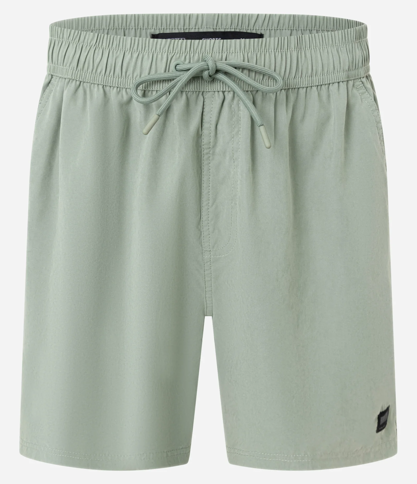 Bermuda com Amarração e Etiqueta Emborrachada Verde 6