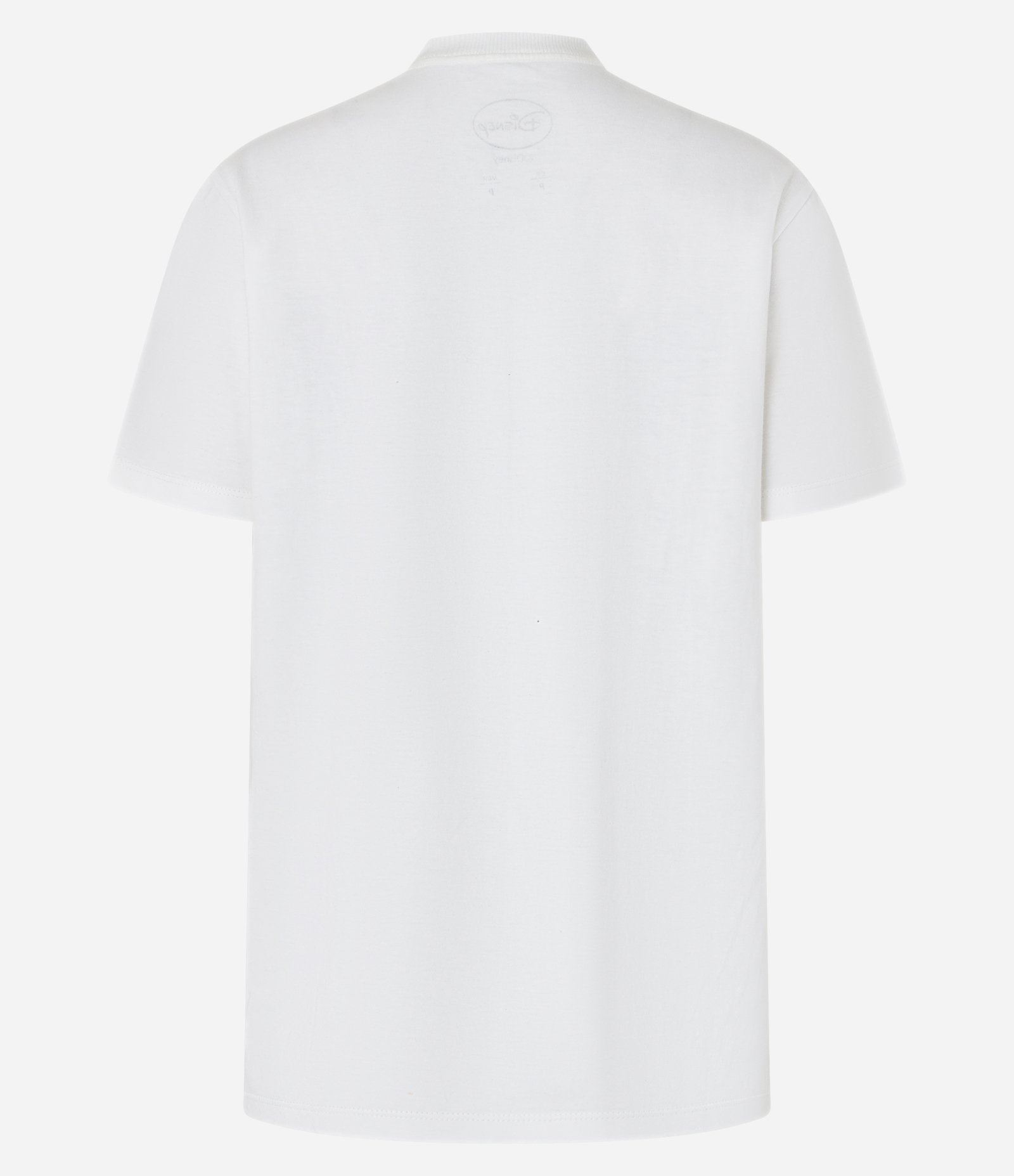 Camiseta Alongada em Algodão com Estampa Mickey e Friends Branco 5