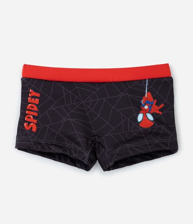 Sunga Boxer Infantil com Estampa Homem-Aranha Spidey - Tam 2 a 6 Anos
