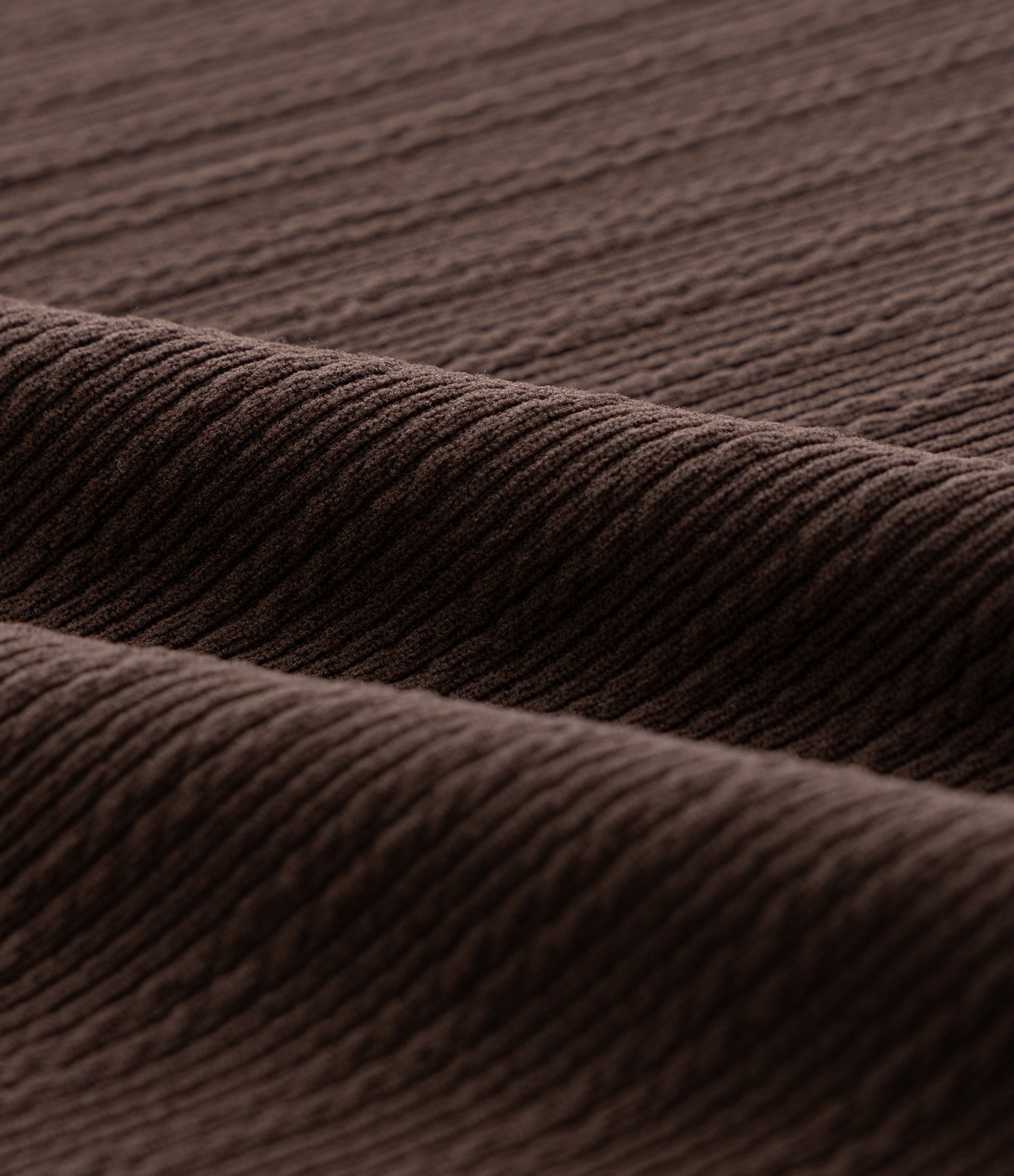 Camiseta Slim com Textura Vertical Marrom 10