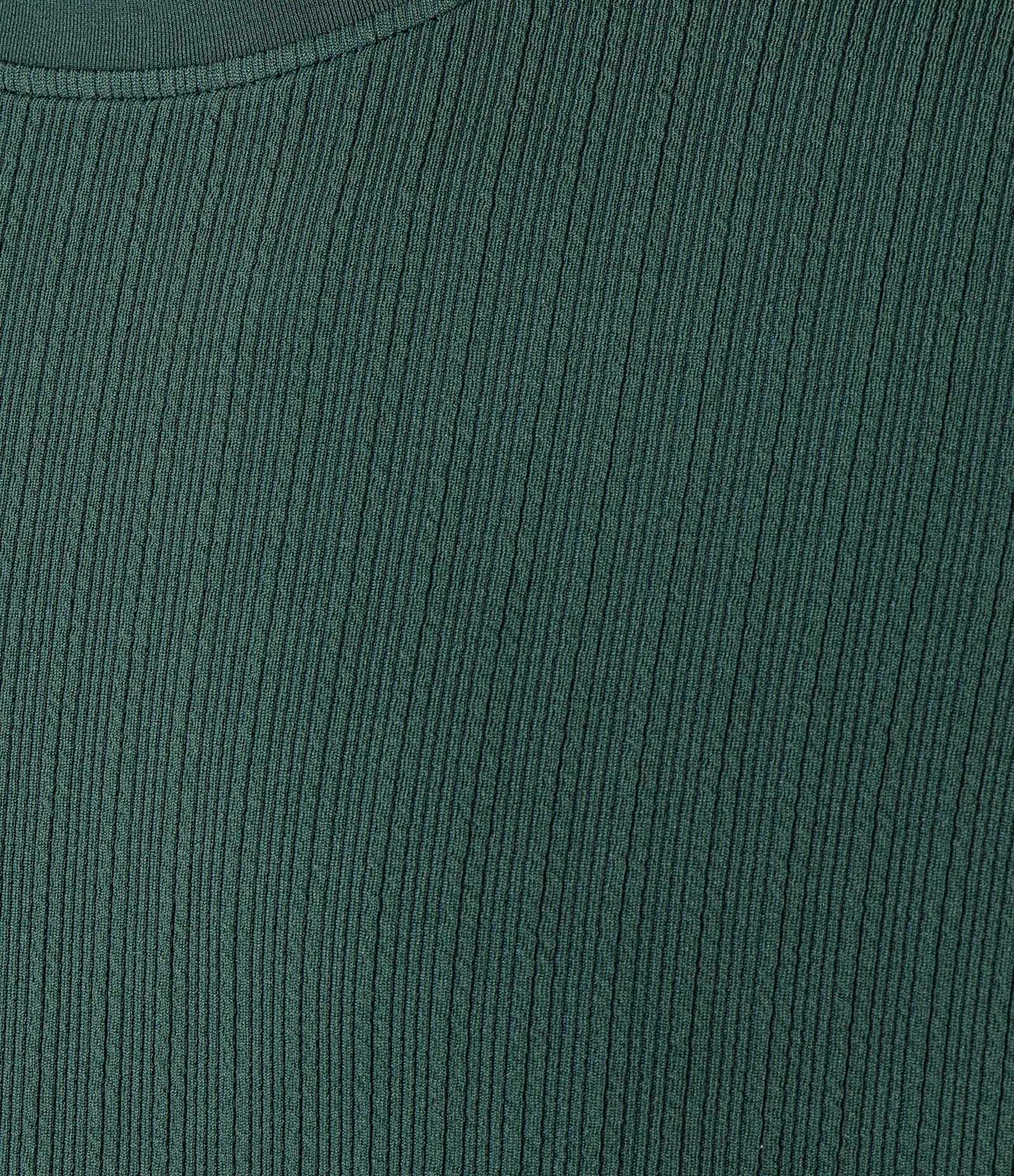 Camiseta Slim com Textura Vertical Verde 6