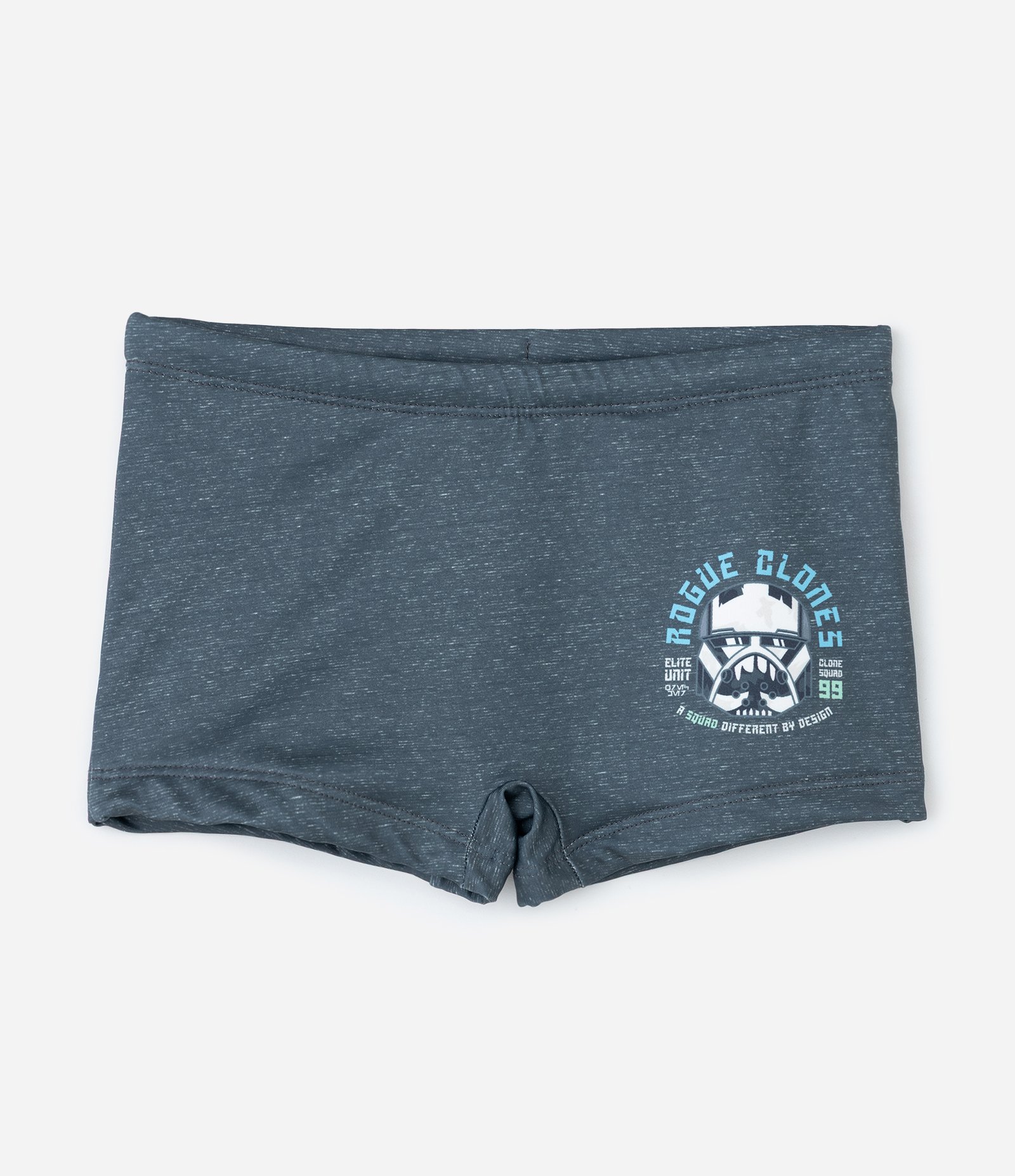 Sunga Boxer Infantil com Estampa Star Wars - Tam 5 a 14 Anos Azul 1