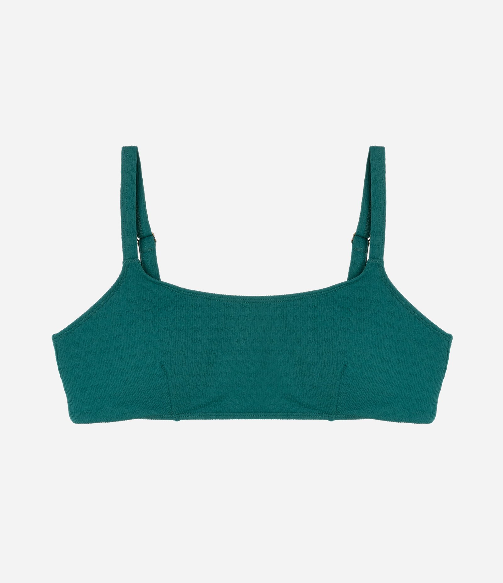 Biquíni Top Reto em Microfibra com Textura Curve & Plus Size Verde 5