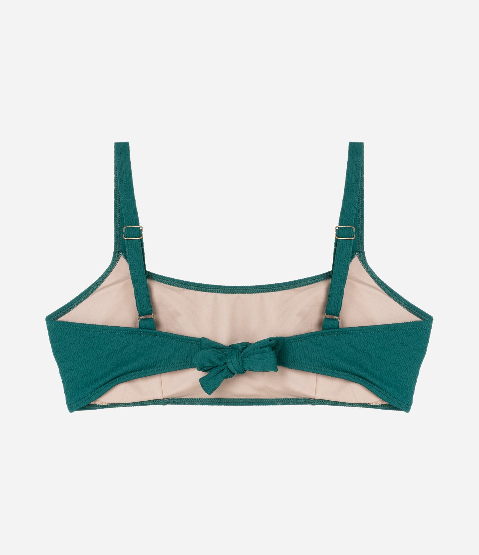 Biquíni Top Reto em Microfibra com Textura Curve & Plus Size Verde 6
