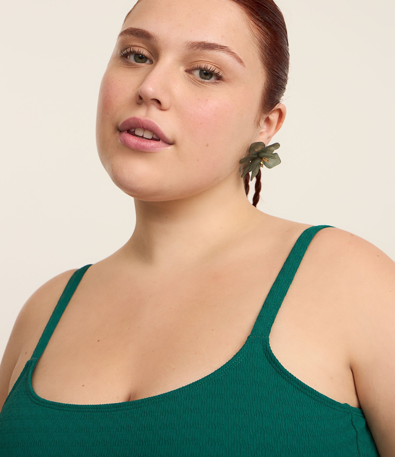 Biquíni Top Reto em Microfibra com Textura Curve & Plus Size Verde 3
