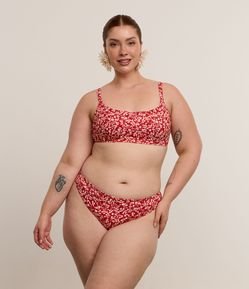 Biquíni Calcinha Fio Duplo em Microfibra Floral Liberty Curve & Plus Size