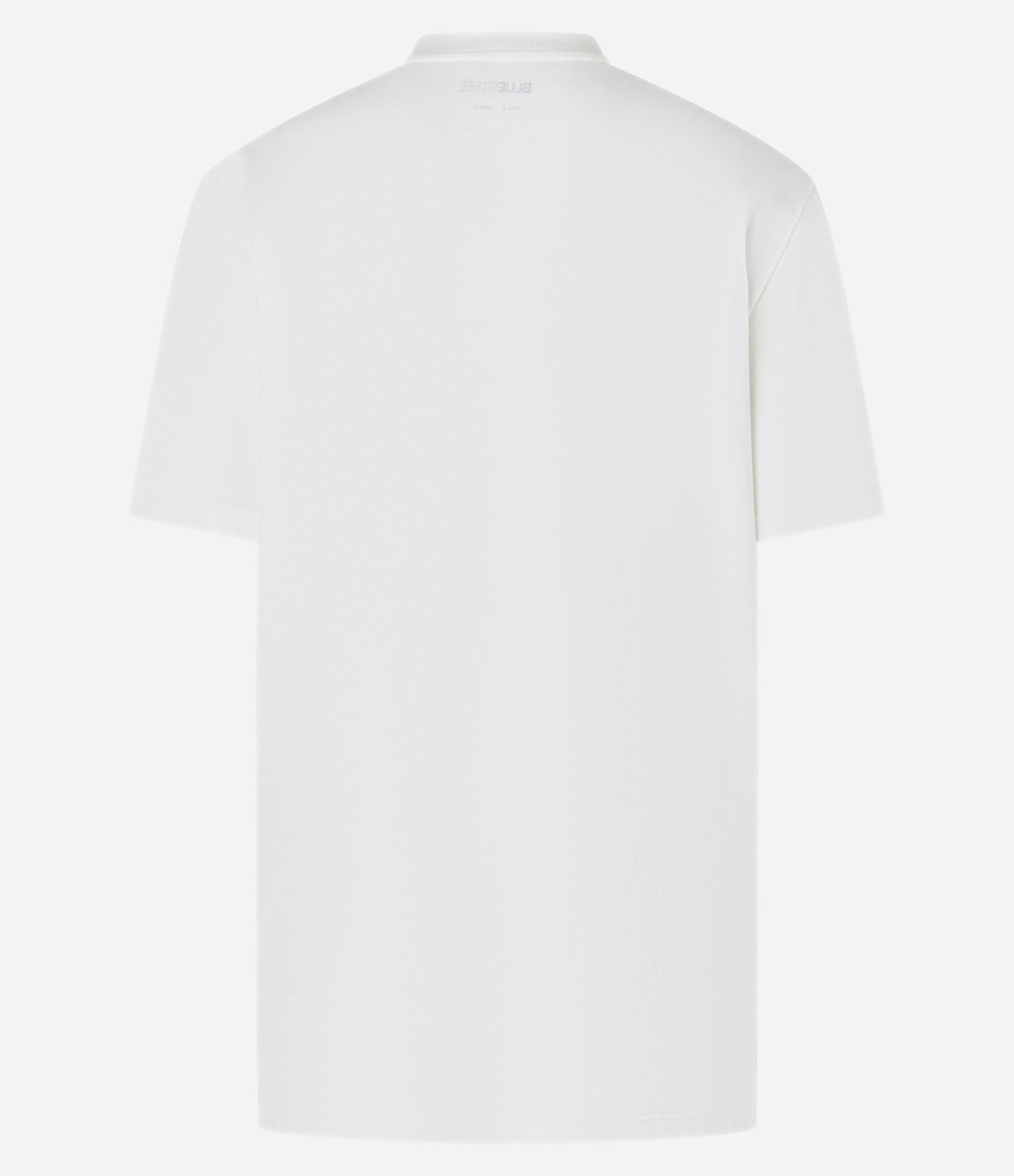 Camiseta Alongada em Algodão com Estampa Fraise Branco 6