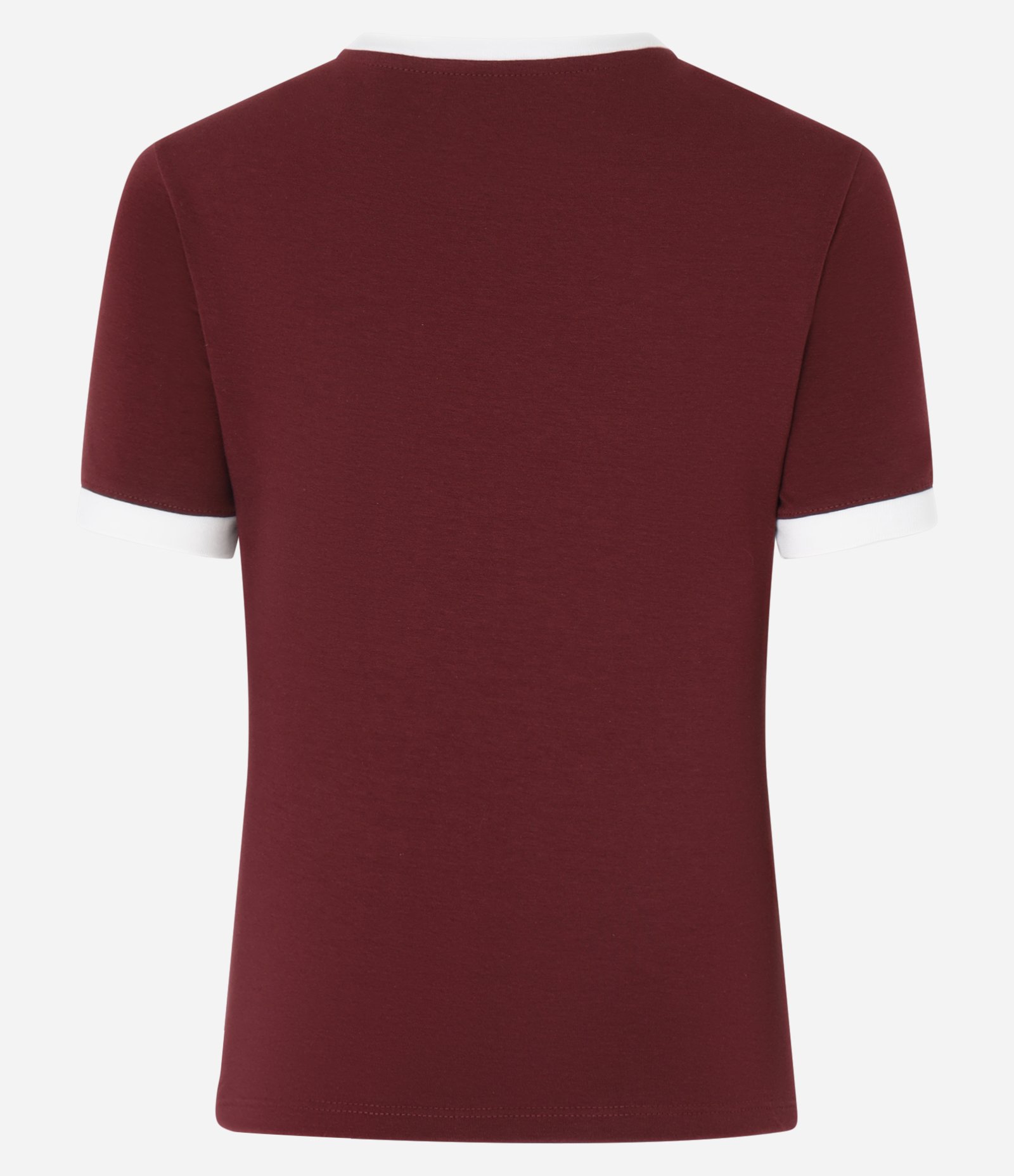 Blusa New T-shirt em Algodão com Lettering Sweden Bordô 7
