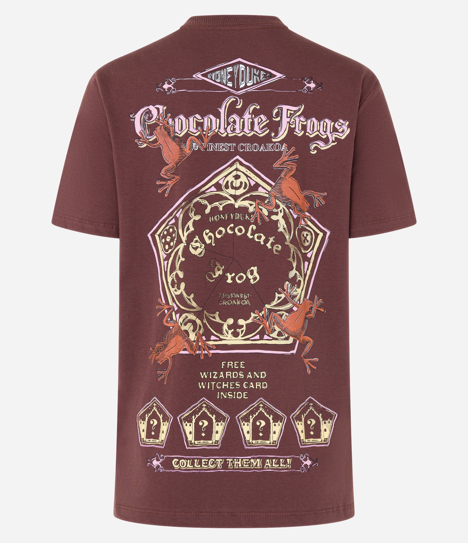 Camiseta Alongada em Algodão com Estampa Harry Potter Marrom 6