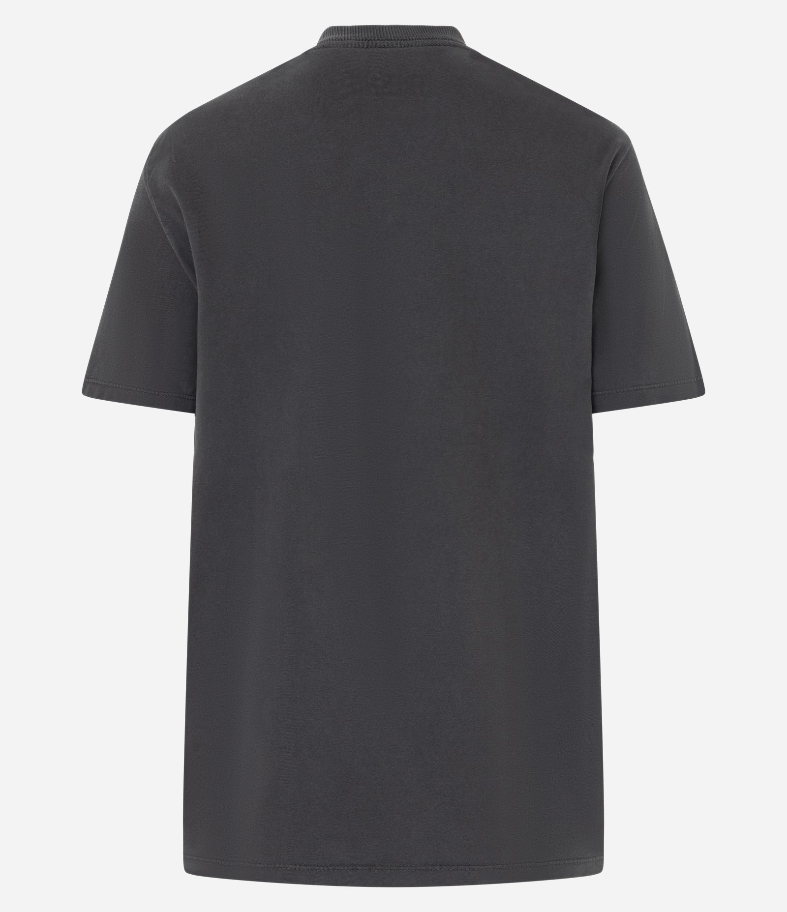 Camiseta Alongada em Algodão com Estampa Fresno Preto 5