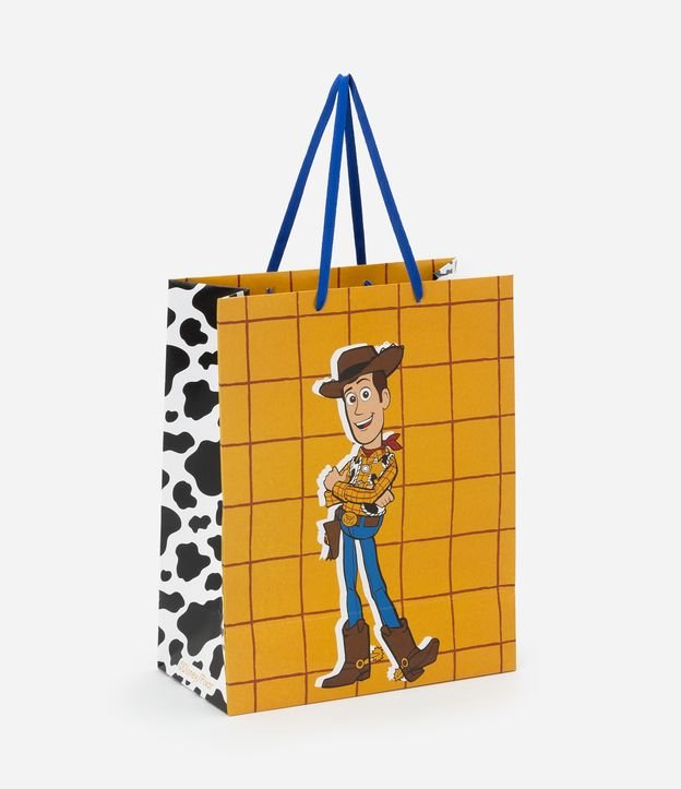 Embalagem de Presente Média com Estampa Woody Toy Story com Estampa Animal Print