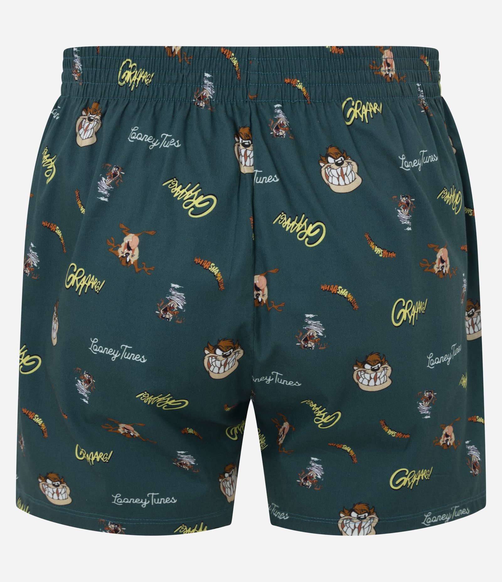 Cueca Samba Canção em Tricoline com Estampa Taz Verde 2