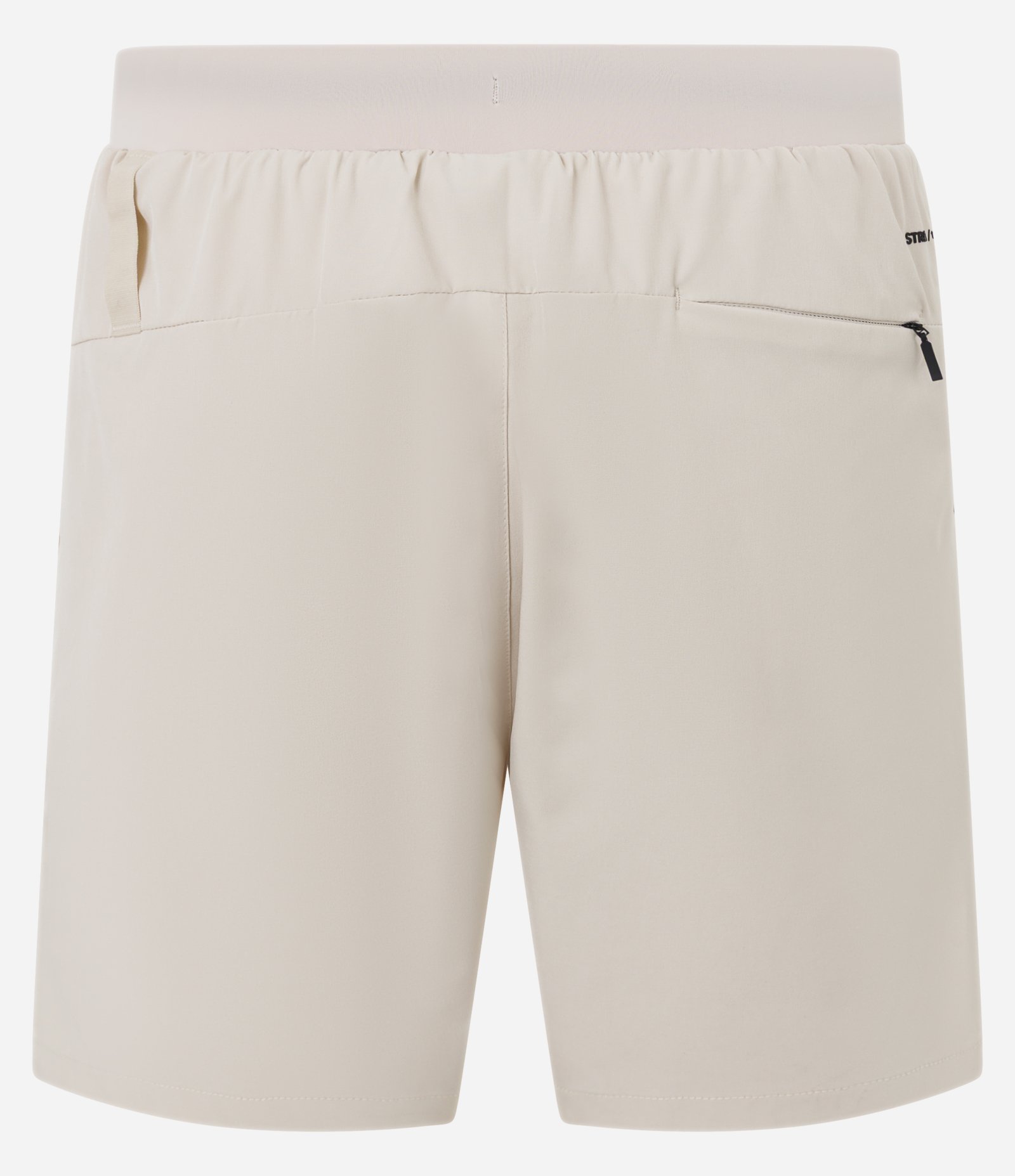 Bermuda Esportiva Corrida com Short de Compressão Bege 2