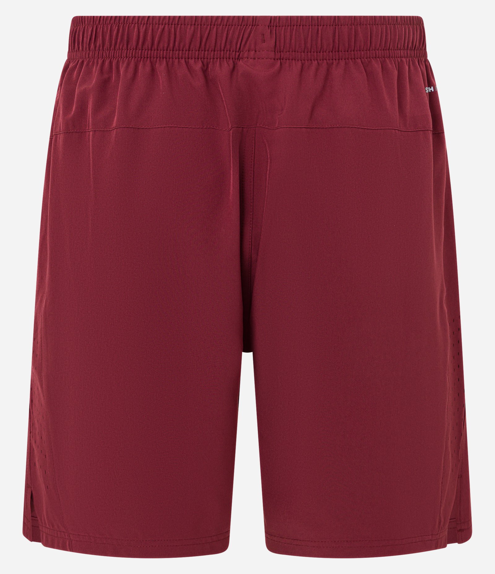 Bermuda Esportiva com Laser Cut e Bolsos com Zíper Vermelho 3