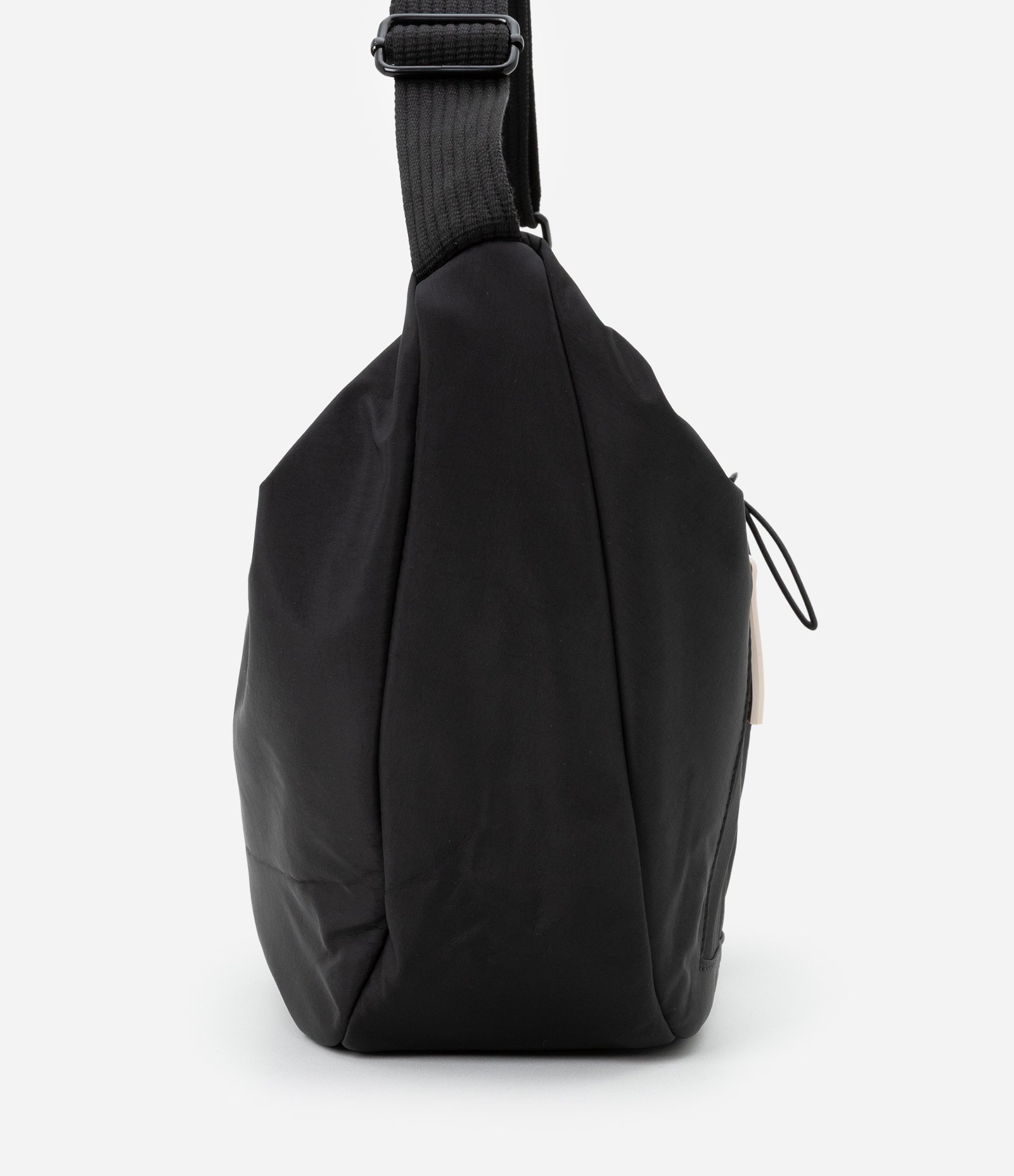 Bolsa Hobo com Alças Ajustáveis e Bolsos Preto 2