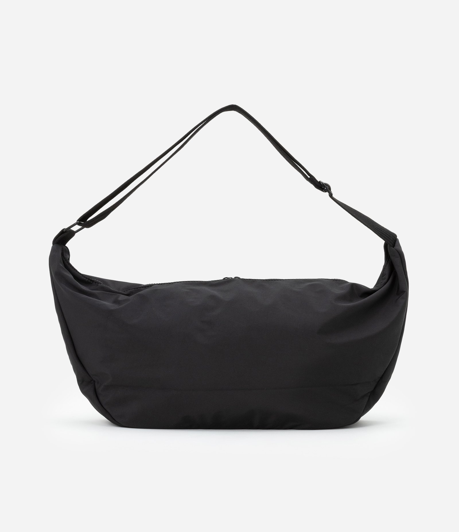 Bolsa Hobo com Alças Ajustáveis e Bolsos Preto 3