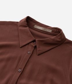 Vestido Midi em Viscose com Botões e Marias na Saia Curve & Plus Size