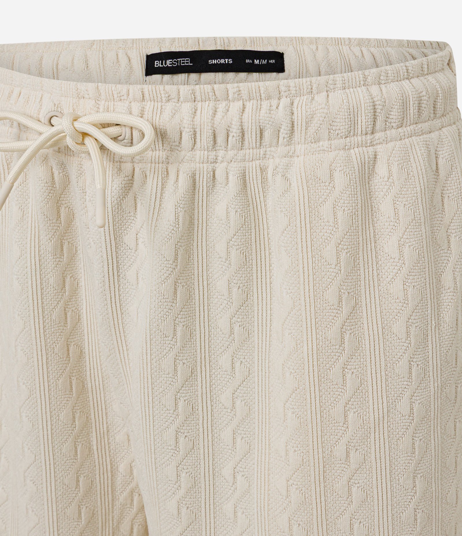 Bermuda em Jacquard Texturizada Off White 6