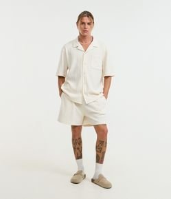 Bermuda em Jacquard Texturizada