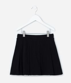 Short Saia Infantil com Preguinhas - Tam 5 a 14 Anos