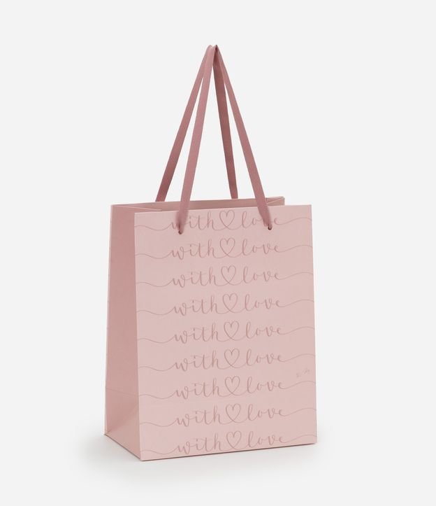 Embalagem de Presente Pequena com Lettering With Love