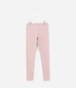 Calça Legging Infantil com Brilhos Holográficos - Tam 5 a 14 Anos