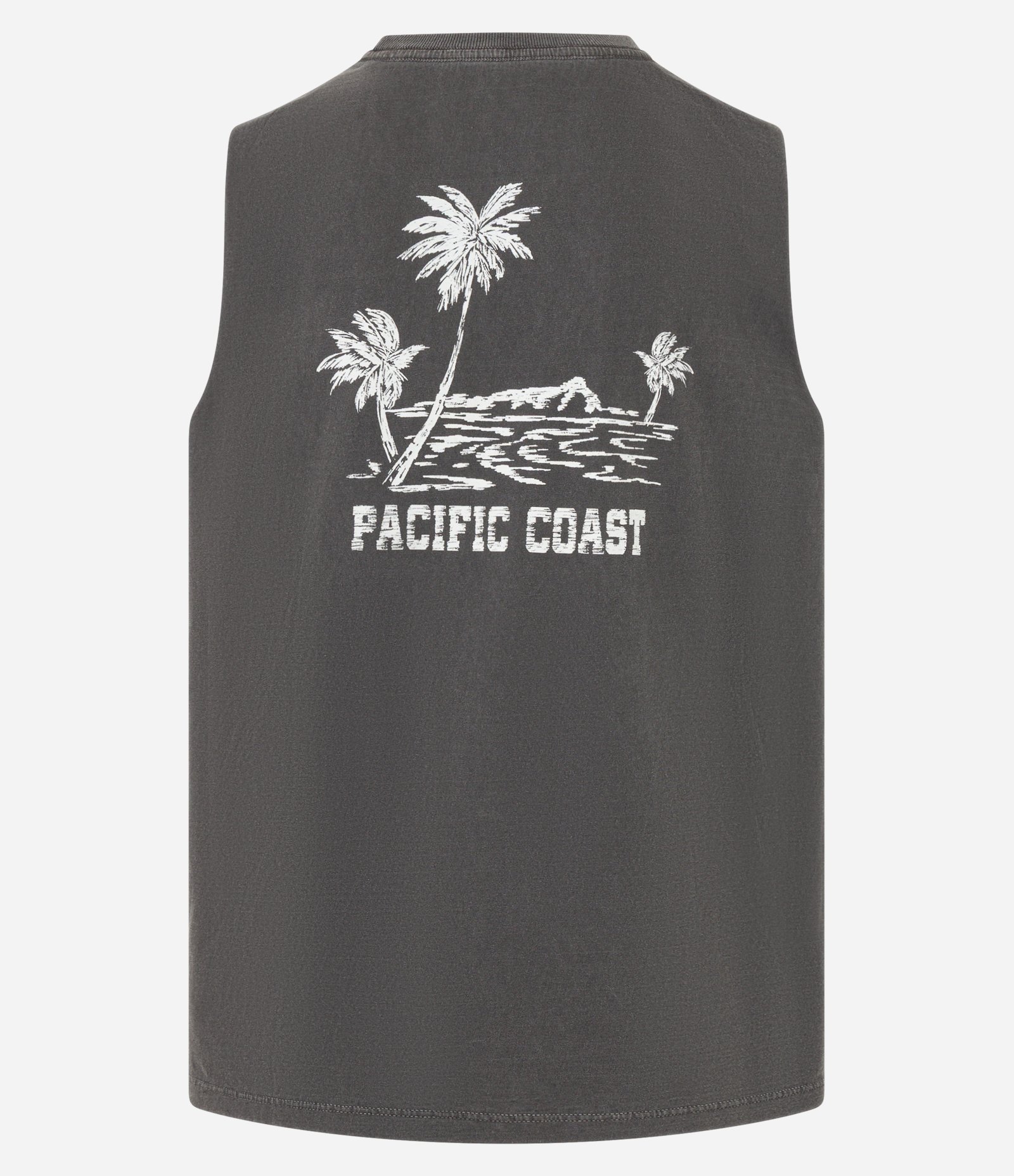 Regata Comfort em Algodão com Estampa Lettering Praia Preto 6