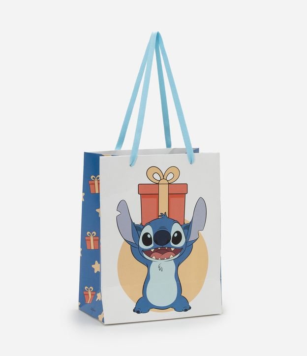 Embalagem de Presente Pequena com Estampa Stitch