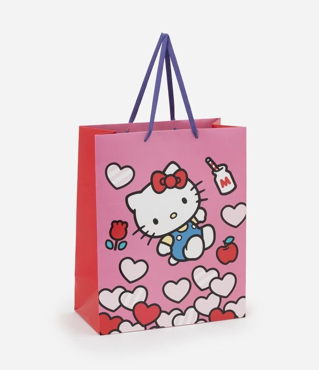 Sacola de Presente Média com Estampa da Hello Kitty