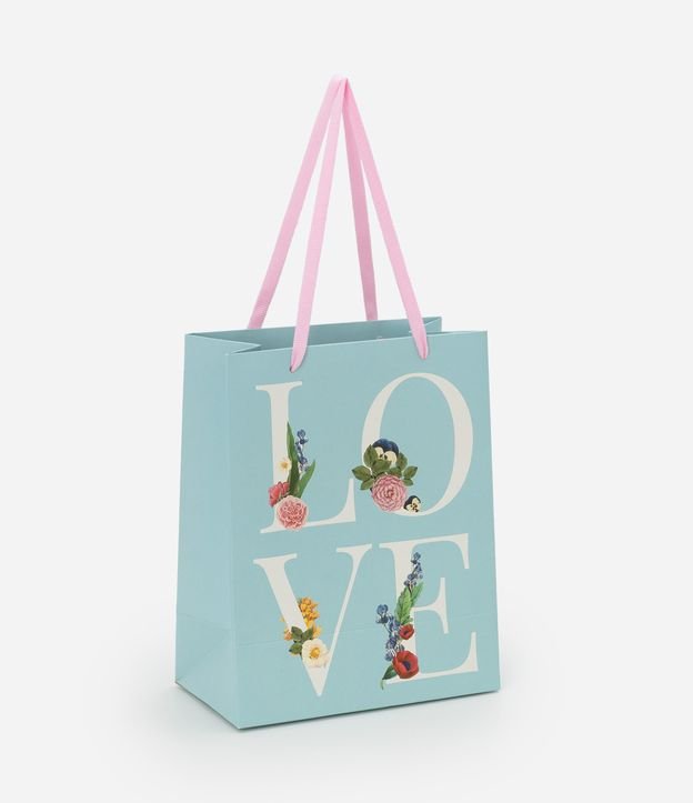 Embalagem de Presente Pequena com Estampa Love