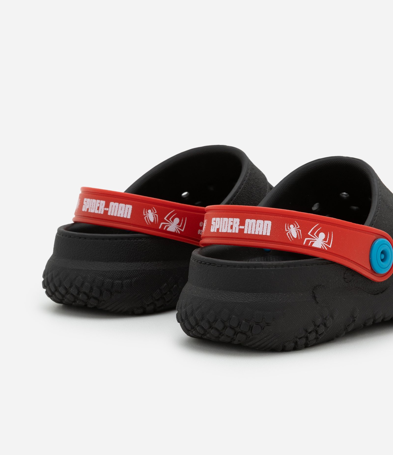 Sandália Babuche Infantil com Patch Homem Aranha - Tam 23 a 36 Preto 2