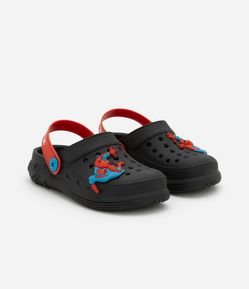 Sandália Babuche Infantil com Patch Homem Aranha - Tam 23 a 36