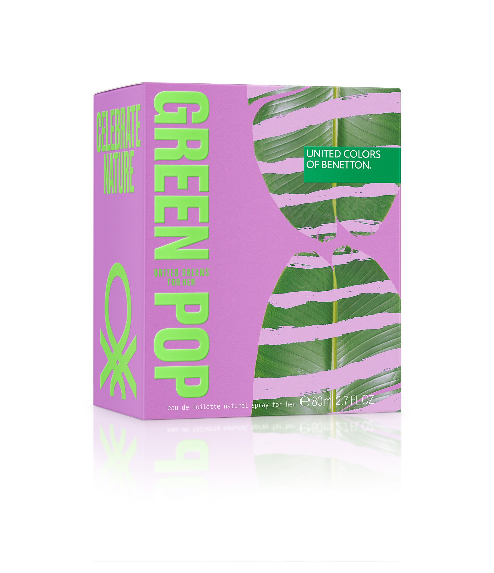 Eau de Toilette Feminino United Dreams Green Pop Benetton  80ml 2